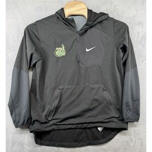 Nike Charlotte 49ers Team Issued Windbreaker 1/4 Zip Jacket Hooded UNCC Men's L